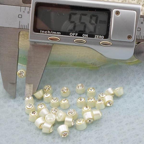 Q287 ABS Rivets For Leather 5.6x4mm  1000pcs/bag
