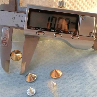 Q003 Cone Plastic Spikes Rivets 10x5mm 1000pcs/bag