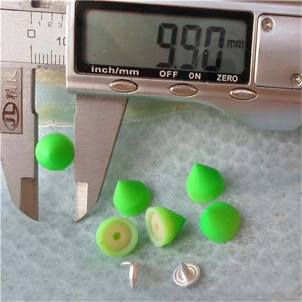 Q005 Plastic ABS Spike Rivet Studs For Clothing 10x9mm 1000pcs/bag