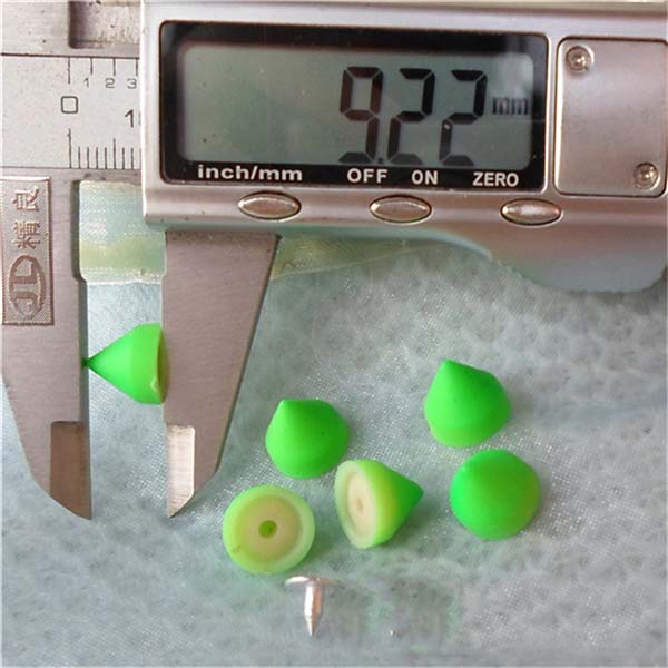 Q005 Plastic ABS Spike Rivet Studs For Clothing 10x9mm 1000pcs/bag
