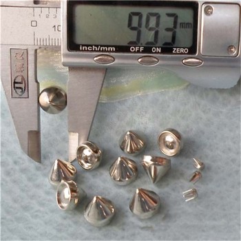 Q037 Cone Plastic Shoe Rivet 10x9mm 1000pcs/bag