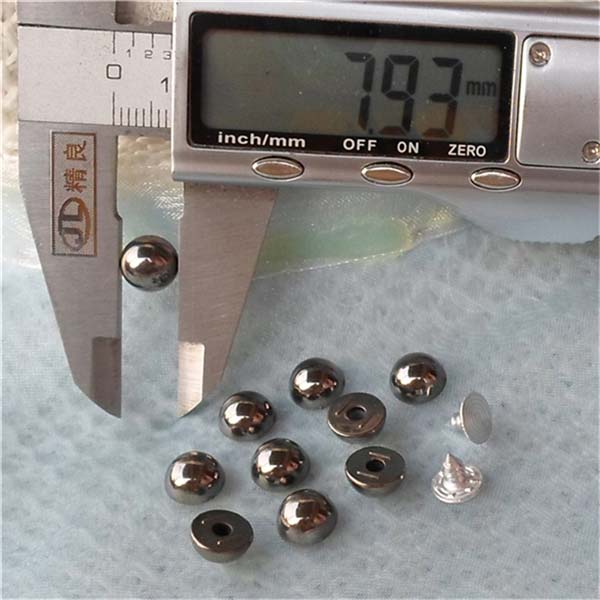 Q014 Round plastic rivets 8x4.5mm 1000pcs/bag