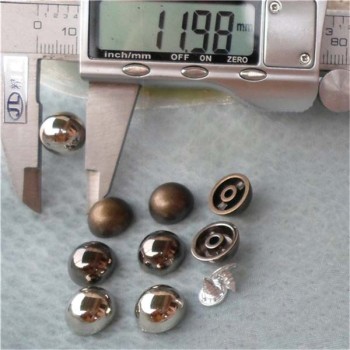 Q016 Dome Plastic Rivets 12x6mm 1000pcs/bag