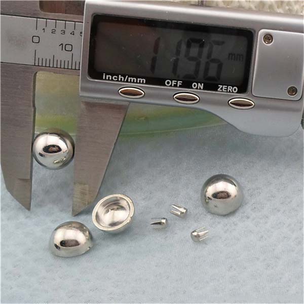 Q054 Dome Plastic Rivets 12x6mm 1000pcs/bag