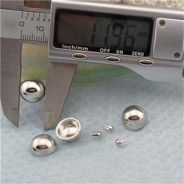 Q054 Dome Plastic Rivets 12x6mm 1000pcs/bag