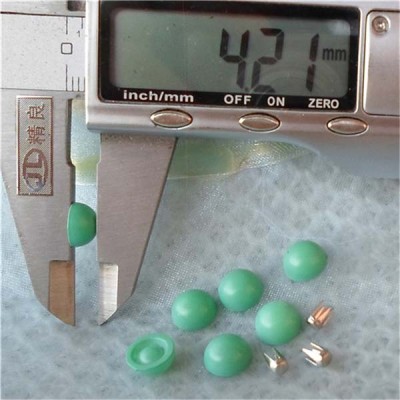 Q127 Dome Plastic Rivets 8x4mm 1000pcs/bag