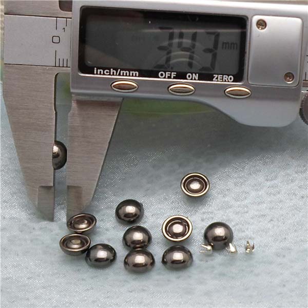Q170 Dome Plastic Rivets 8x3.5mm 1000pcs/bag