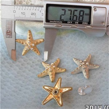Q072 Starfish Plastic Rivets 28x26mm 100pcs/bag
