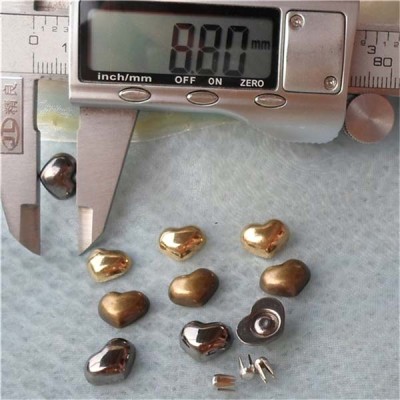 Q073 Heart Plastic Rivets 9x11mm 1000pcs/bag
