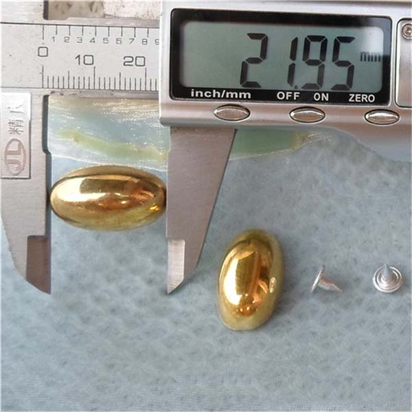 Q107 Oval Plastic Rivets 22x14mm 100pcs/bag