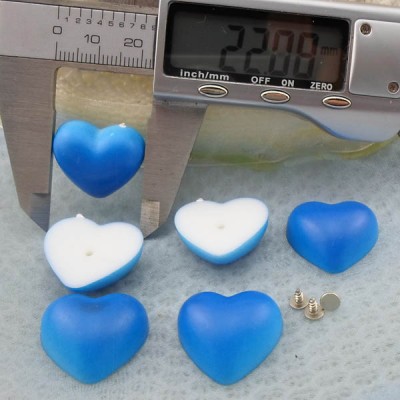 Q288 Heart Plastic Rivets 22x9mm 5000pcs/bag