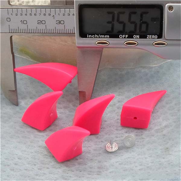 Q03135 Ox horn plastic rivets 14x35mm 100pcs/bag
