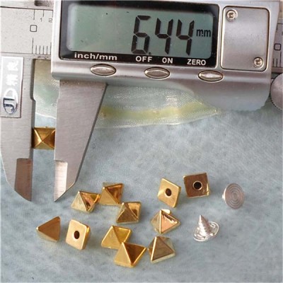 Q017 Pyramid ABS Rivets Studs 6.5mm 1000pcs/bag