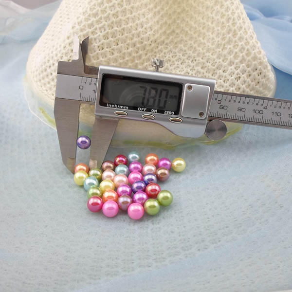 Q0008 Round/Pearl ABS Rivets 8mm  1000pcs/bag