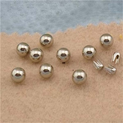 Q052 Round/Pearl Plastic Rivets 6mm 1000pcs/bag
