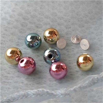 Q142 Round/Pearl Plastic Rivets 10mm 1000pcs/bag