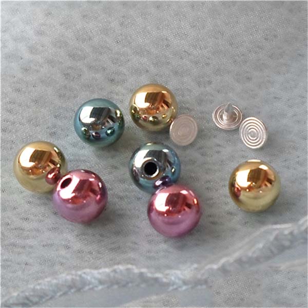 Q142 Round/Pearl Plastic Rivets 10mm 1000pcs/bag