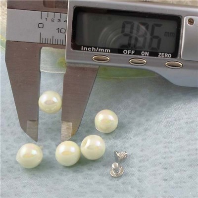 Q178 Round/Pearl Plastic Rivets 10mm 1000pcs/bag