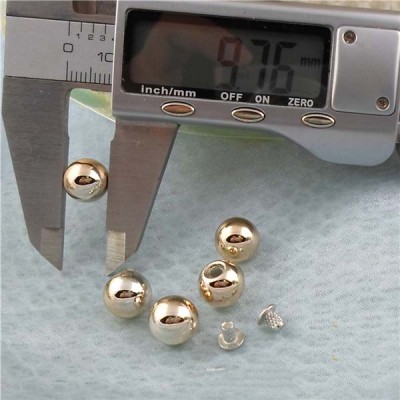 Q178 Round/Pearl Plastic Rivets 10mm 1000pcs/bag