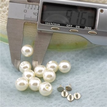 Q184 Round/Pearl Plastic Rivets 10mm 1000pcs/bag