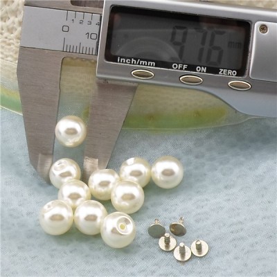 Q184 Round/Pearl Plastic Rivets 10mm 1000pcs/bag