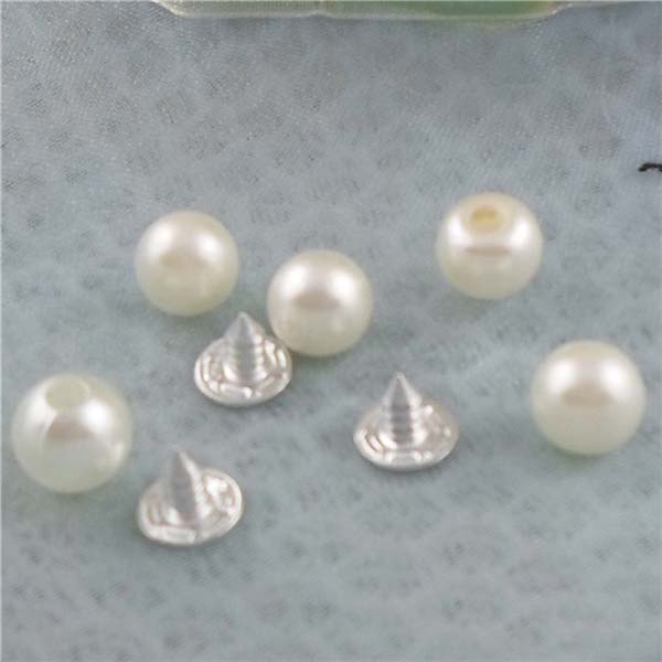 Q185 Round/Pearl Plastic Rivets 8mm 1000pcs/bag