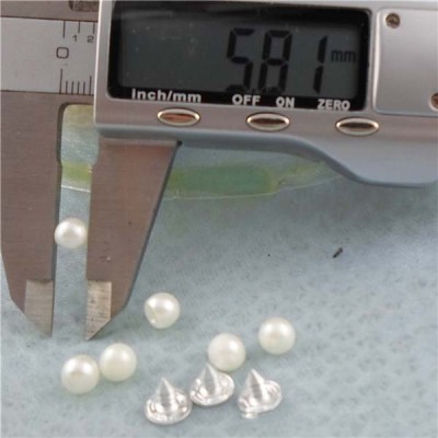 Q186 Round/Pearl Plastic Rivets 6mm 1000pcs/bag