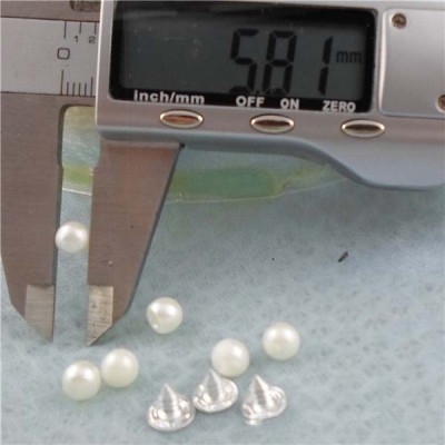 Q186 Round/Pearl Plastic Rivets 6mm 1000pcs/bag