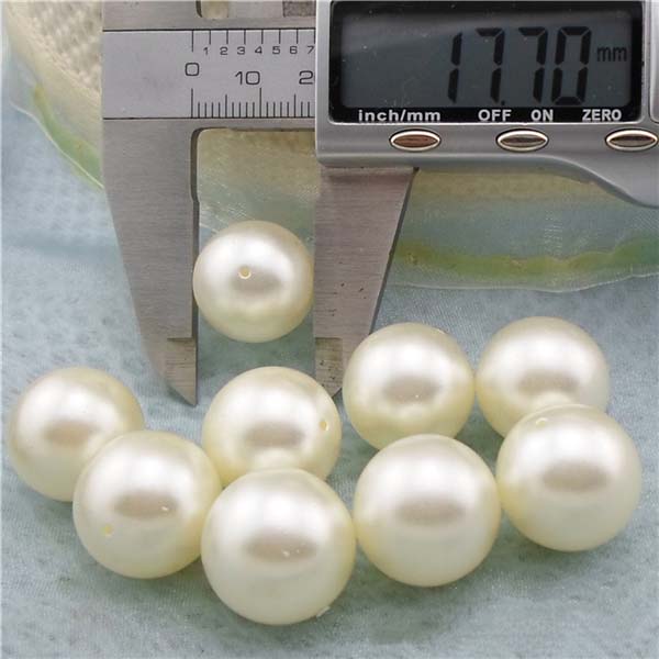 Q208 Round/Pearl Plastic Rivets 18mm 100pcs/bag