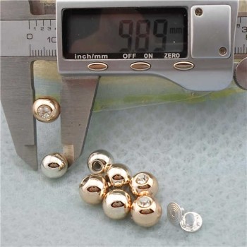Q222 Round/Pearl Plastic Rivets For DIY 10mm 1000pcs