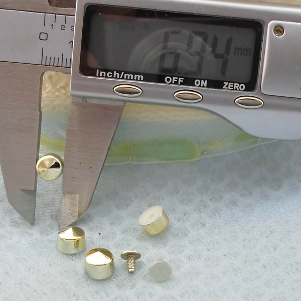 Q245 Round Plastic Rivets 7x5mm 1000pcs/Bag