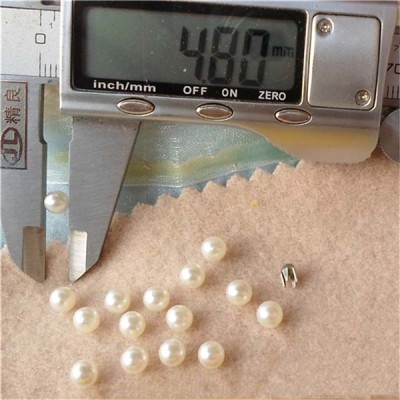 QR005 Round/Pearl Plastic Rivets 5mm 1000pcs/bag