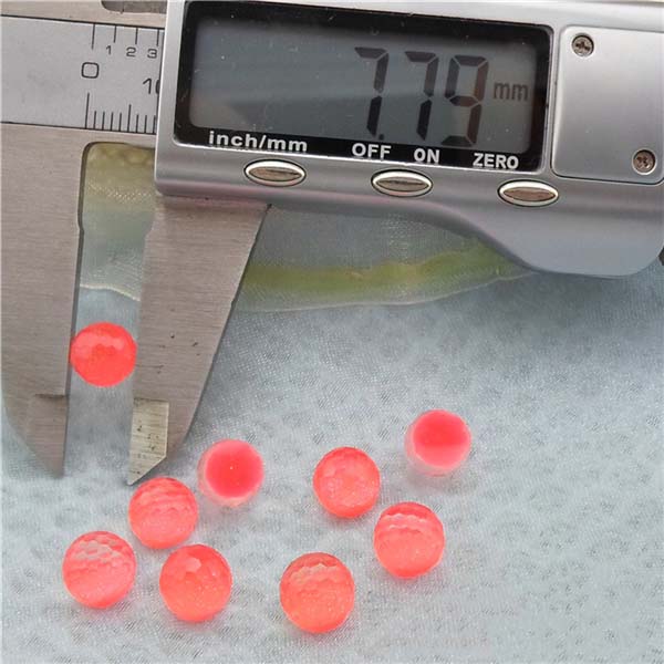 QR008Crystal Round Plastic Rivets 8x7mm 1000pcs/bag