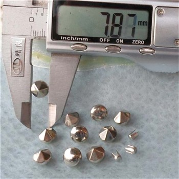 Q045 Six Facets Rivets For Leather Craft 8x6mm 1000pcs/bag