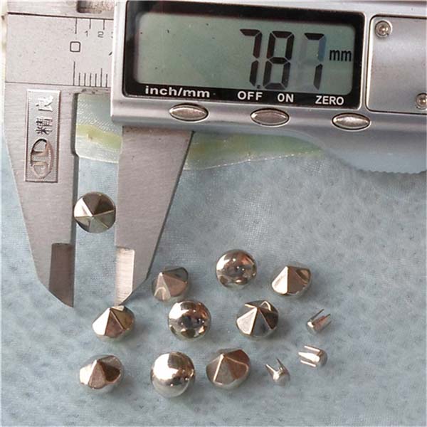 Q045 Six Facets Rivets For Leather Craft 8x6mm 1000pcs/bag