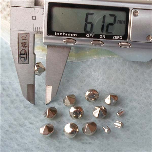 Q045 Six Facets Rivets For Leather Craft 8x6mm 1000pcs/bag