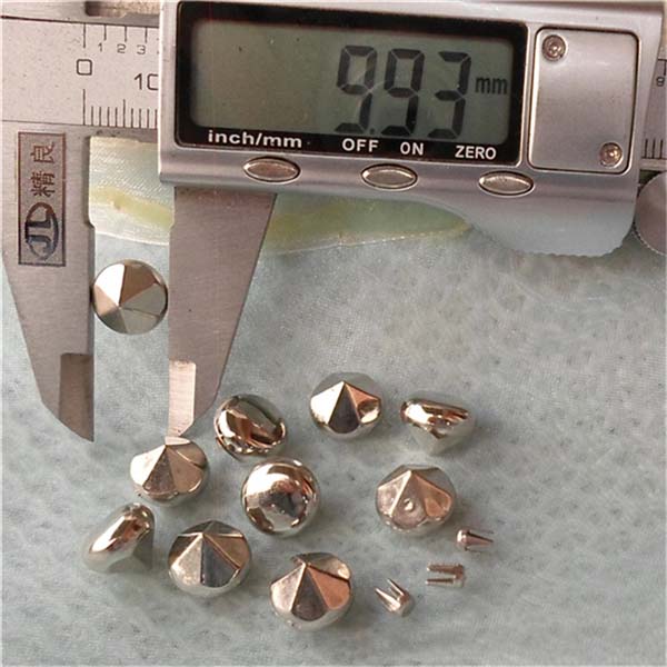Q046 Six Facets Clothing Rivets 10x8mm 1000pcs/bag