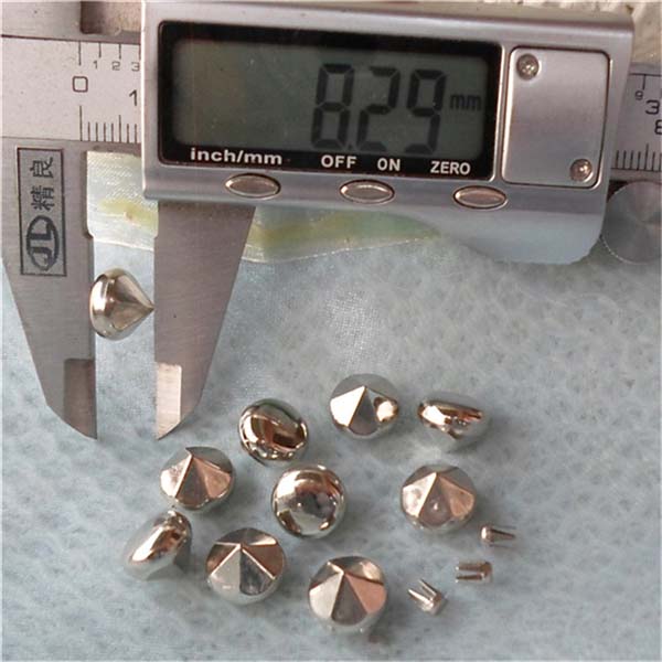 Q046 Six Facets Clothing Rivets 10x8mm 1000pcs/bag