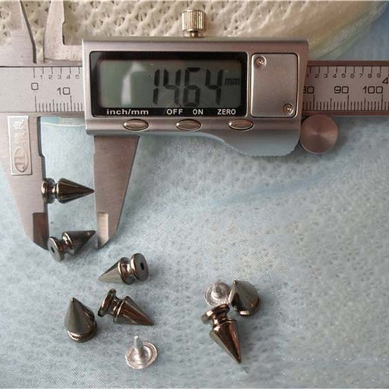 Q007 Tree ABS Silver Rivets 8x14mm 1000pcs/bag