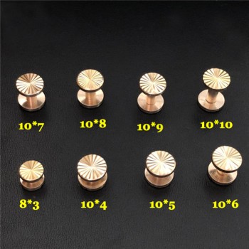 FS001  8 Size Available Sun Flower Head Chicago Screw Posts 100 pcs/Bag