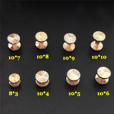 FS001  8 Size Available Sun Flower Head Chicago Screw Posts 100 pcs/Bag