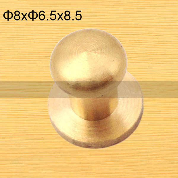 FR107 Leather Monk Head Screw 8x6.5x8.5mm 1000pcs/Bag