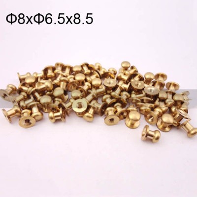 FR107 Leather Monk Head Screw 8x6.5x8.5mm 1000pcs/Bag