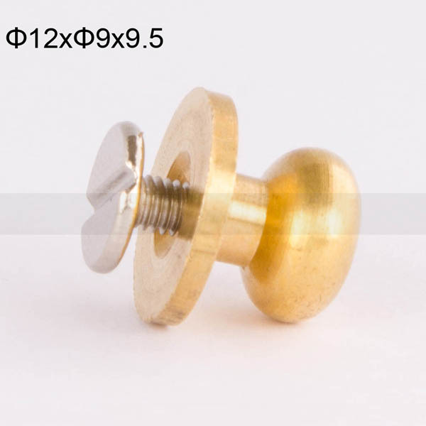 FR128 Nipple-Head Monk Screws 12x9x9.5mm 500pcs/Bag