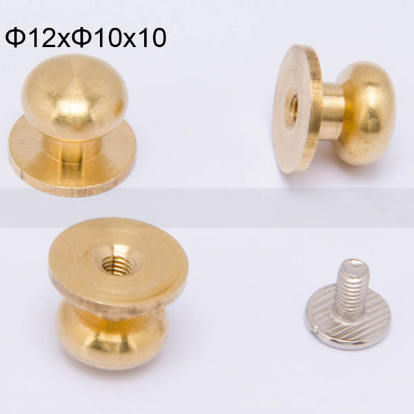 FR129 Nipple-Head Monk Screws 12x10x10mm 500pcs/Bag