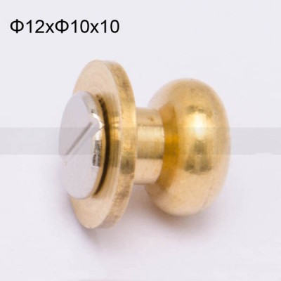 FR129 Nipple-Head Monk Screws 12x10x10mm 500pcs/Bag