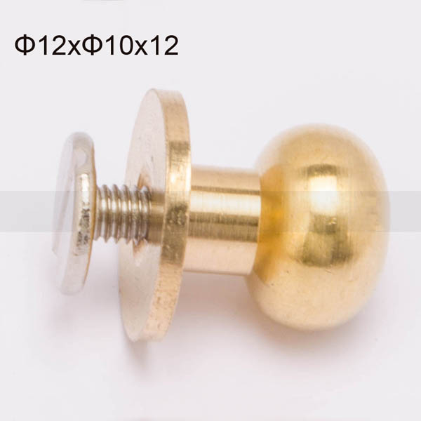 FR130 Nipple-Head Monk Screws 12x10x12mm 500pcs/Bag