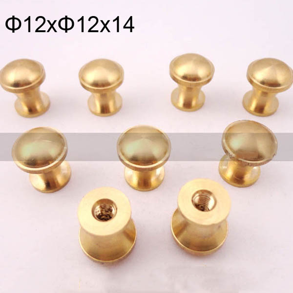 FR133 Knob Nipple-Head Monk Screws 12x12x14mm 500pcs/Bag