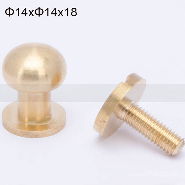 FR139 Nipple-Head Monk Screws 14x14x18mm 200pcs/Bag