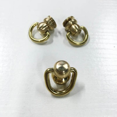 FR603 Monk Head Screws With Ring Belt Loop Rotating 12xM3x28mm 100pcs/bag